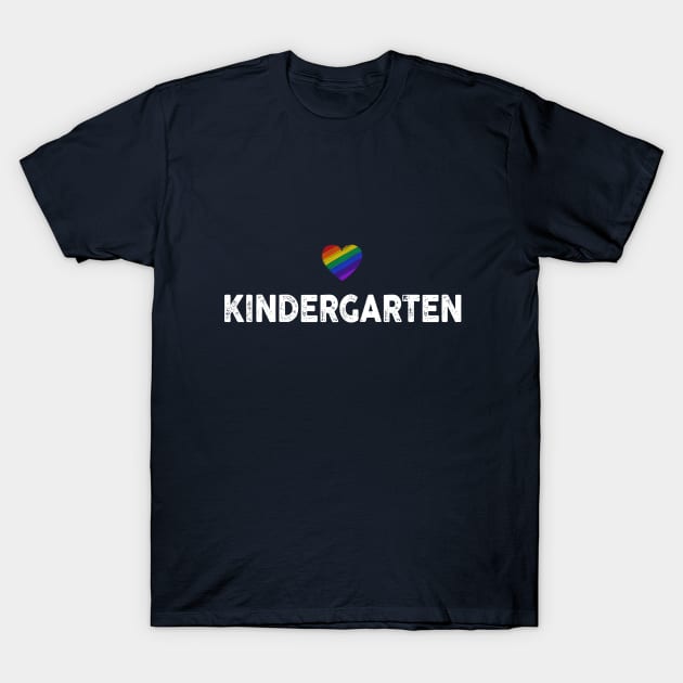 Leopard Rainbow Last Day Of School 2022 Kindergarten Teacher T-Shirt by Top Art